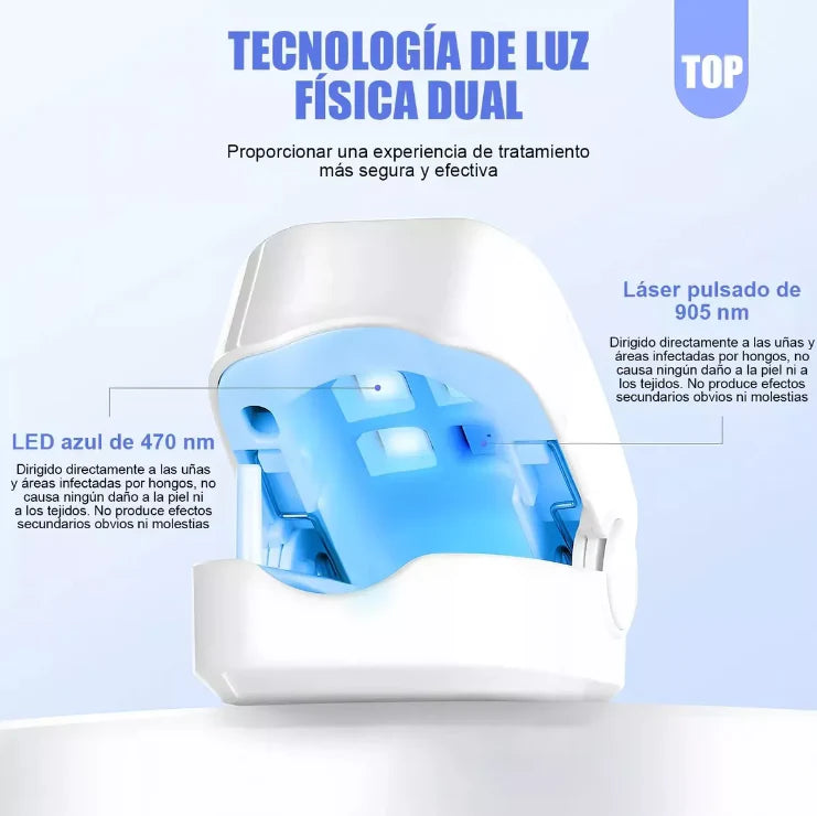 Dispositivo LED Antihongos para Uñas