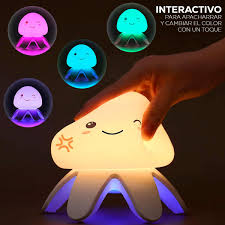 Lámpara de silicona con música de medusa