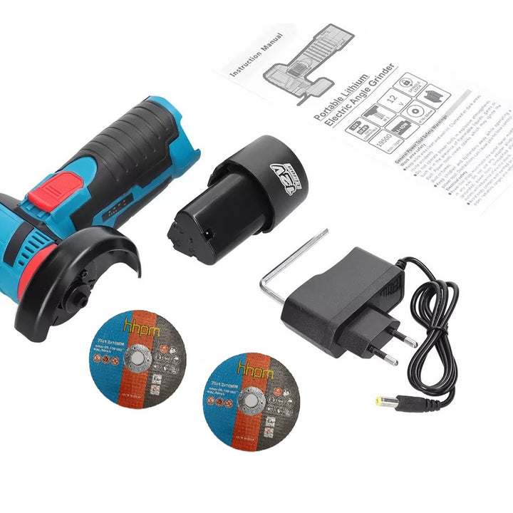 Amoladora Angular Flex + x2 Baterías