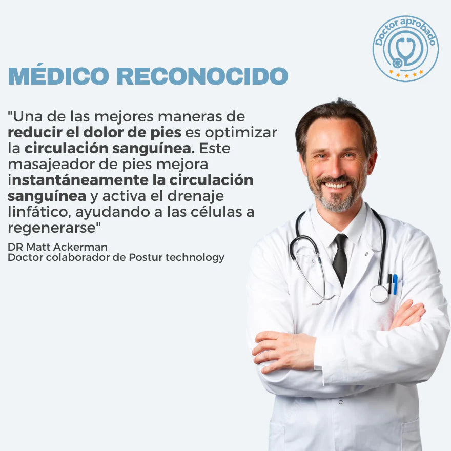 Masajeador de Pies EMS - Para un Alivio Duradero Del Dolor de Pies