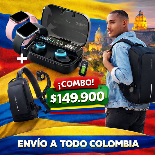 Bolso antirrobo+Audifonos M10 + Obsequio De Reloj inteligente T500🎁