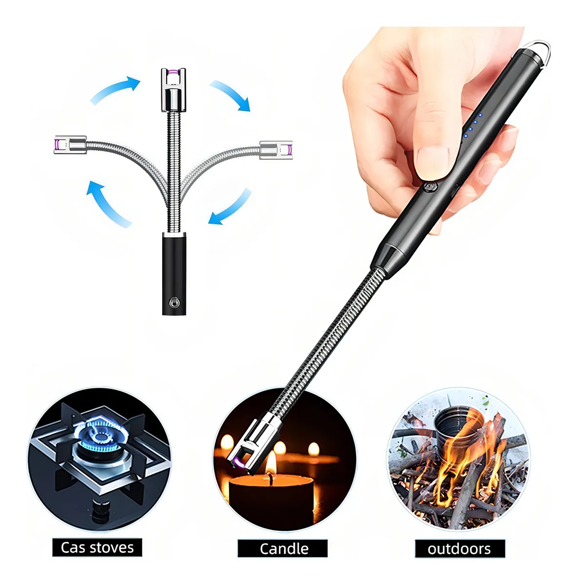 Encendedor Eléctrico Recargable Portátil