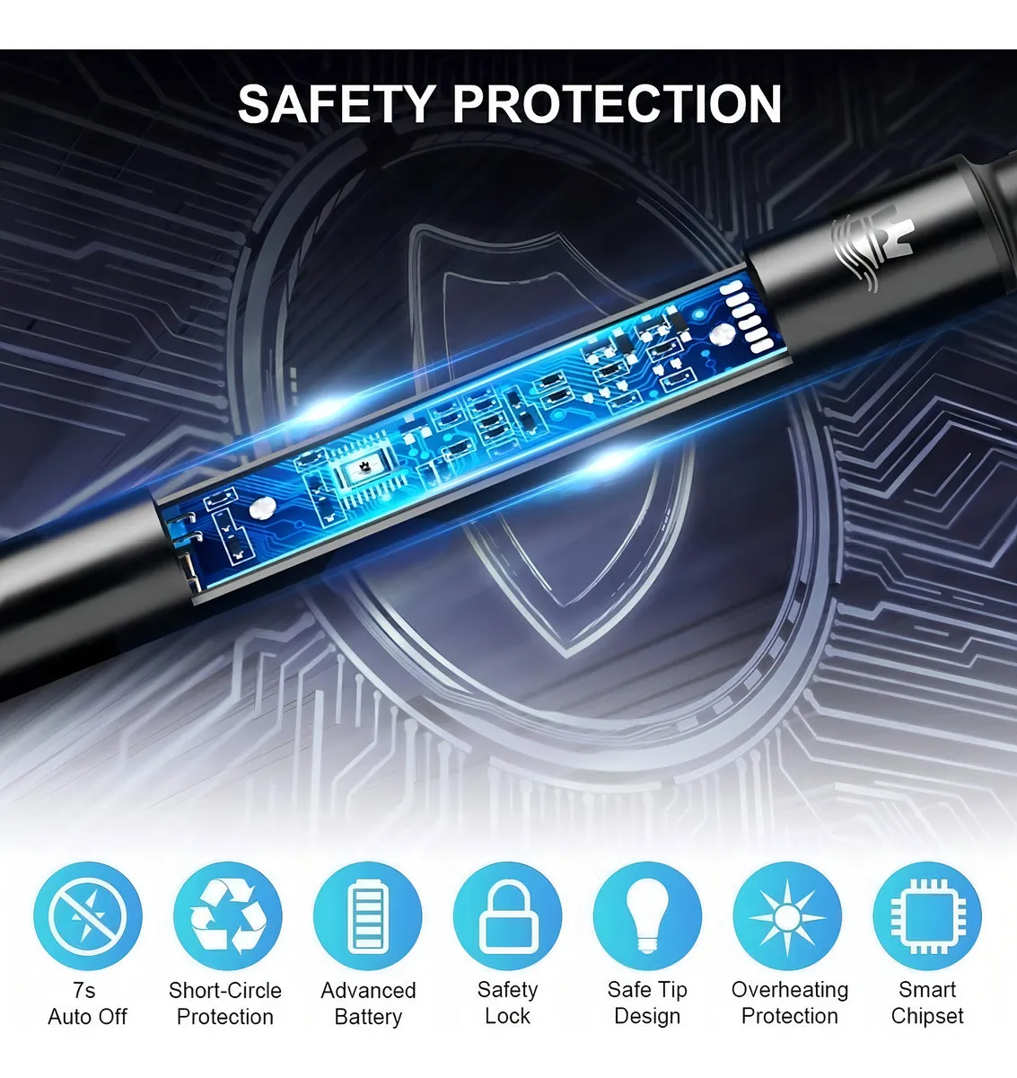 Encendedor Eléctrico Recargable Portátil