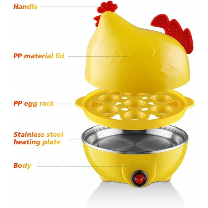 Hervidor Eléctrico De 7 Huevos Gallina