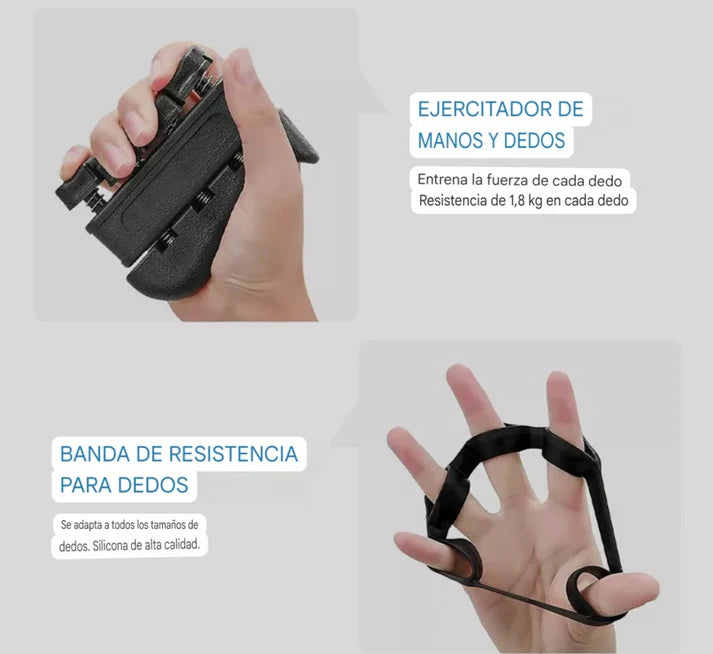Kit Hand Grip Dedos Mano Muñeca Brazo